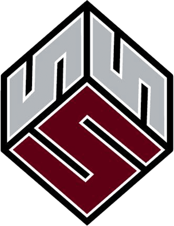 sterry-mobile-logo A hexagonal logo with a gray 'M' on top and a maroon 'S' below.